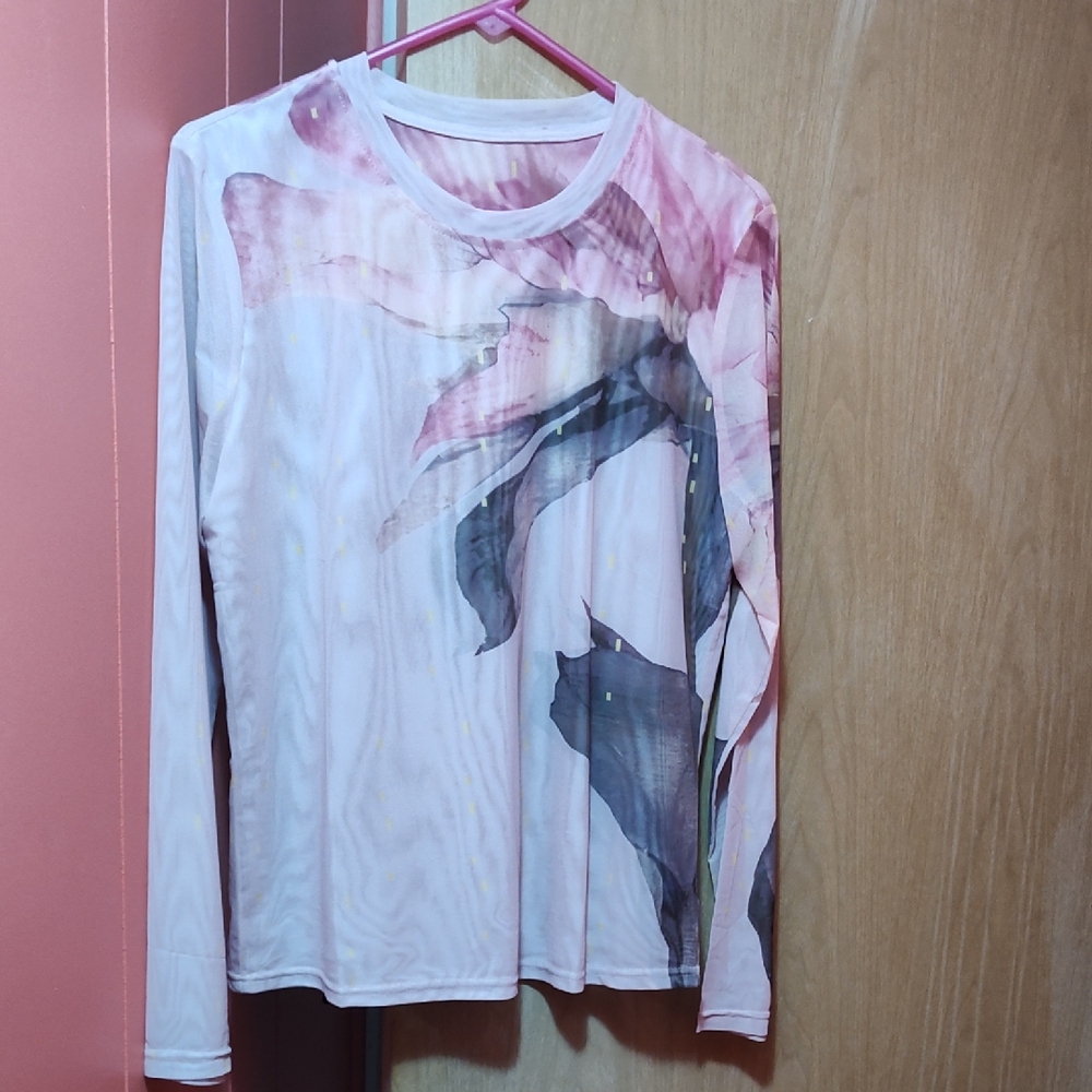 Floral Long Sleeve Women's Top